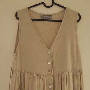 Vintage 90s Linen Dress